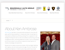 Tablet Screenshot of kenambroseblog.com